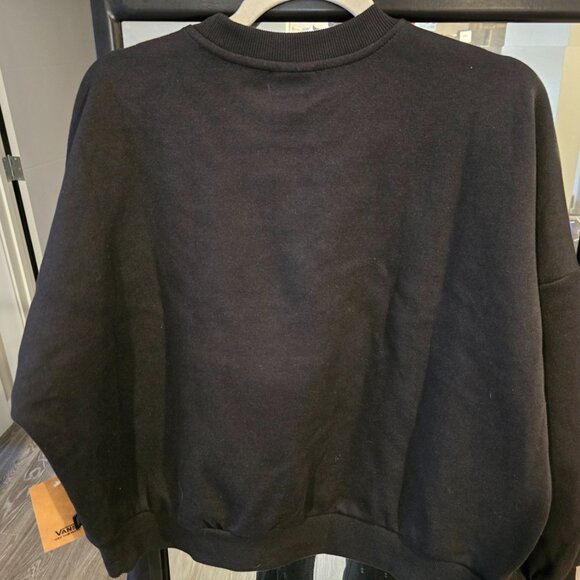 Brand New Womens Vans Elevated Double Knit Loose Black Sweatshirt Size XS - Picture 8 of 10